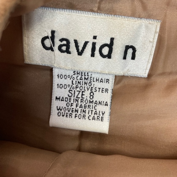 Vintage David N Camel Hair Wrap Skirt - Picture 10 of 12